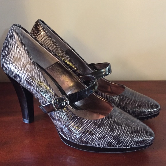 animal print mary jane shoes